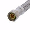 Picture of 3/8" Compression x 1/2" FIP x 9" Braided Stainless Steel Faucet Connector