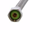 Picture of 3/8" Compression x 1/2" FIP x 12" Braided Stainless Steel Faucet Connector