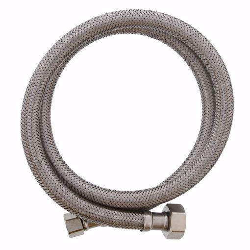 Picture of 3/8" Compression x 1/2" FIP x 36" Braided Stainless Steel Faucet Connector