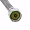 Picture of 1/2" Compression x 1/2" FIP x 12" Braided Stainless Steel Faucet Connector