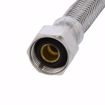 Picture of 1/2" Compression x 1/2" FIP x 12" Braided Stainless Steel Faucet Connector