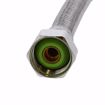 Picture of 1/2" Compression x 1/2" FIP x 16" Braided Stainless Steel Faucet Connector