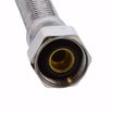 Picture of 1/2" Compression x 1/2" FIP x 16" Braided Stainless Steel Faucet Connector