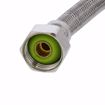 Picture of 1/2" Compression x 1/2" FIP x 20" Braided Stainless Steel Faucet Connector