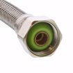 Picture of 1/2" Compression x 1/2" FIP x 30" Braided Stainless Steel Faucet Connector