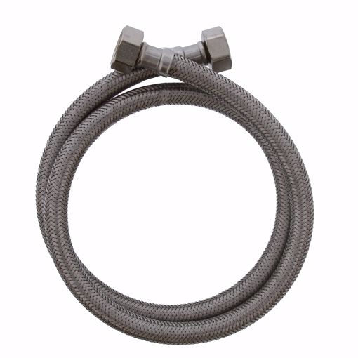 Picture of 1/2" FIP x 1/2" FIP x 36" Braided Stainless Steel Faucet Connector