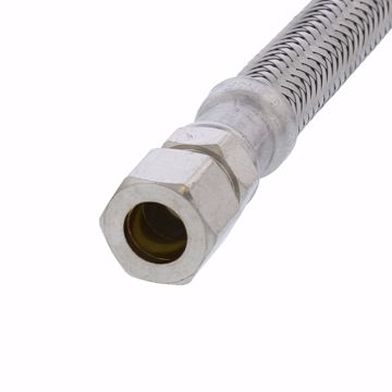 Picture of 3/8" OD x 3/8" Compression x 9" Braided Stainless Steel Delta® Style Faucet Connector