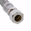 Picture of 3/8" OD x 3/8" Compression x 20" Braided Stainless Steel Delta® Style Faucet Connector