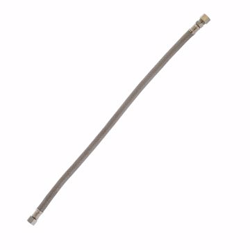 Picture of 3/8" Flare x 3/8" Compression x 20" Braided Stainless Steel Texas Style Faucet Connector