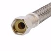 Picture of 3/8" Flare x 3/8" Compression x 20" Braided Stainless Steel Texas Style Faucet Connector