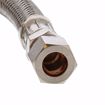 Picture of 3/8" Flare x 3/8" Compression x 30" Braided Stainless Steel Texas Style Faucet Connector