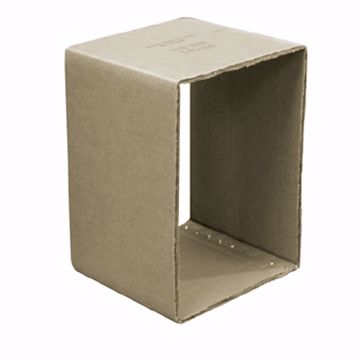 Picture of 12" L x 12" W x 12" D Cardboard Tub Box, Non-Coated