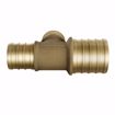 Picture of 1-1/4" x 1" x 1" F1807 Brass PEX Reducing Tee, Bag of 5