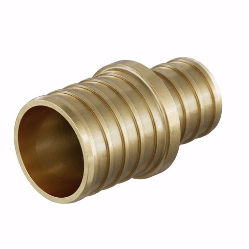 Picture of 1-1/2" x 1" F1807 Brass PEX Coupling, Bag of 10