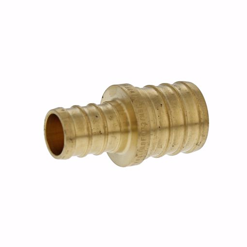 Picture of 2" X 1-1/4"  F1807 Brass PEX Coupling, Bag of 1