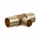 Picture of 2" x 2" x 1- 1/4" F1807 Brass PEX Reducing Tee, Bag of 1