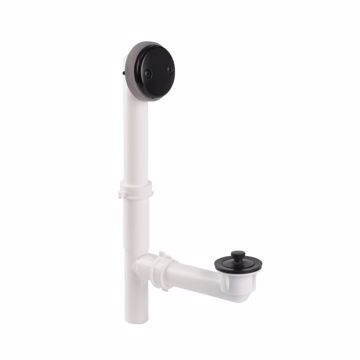 Picture of 16" Lift and Turn Polypropylene Tubular Full Bath Waste Kit, Matte Black